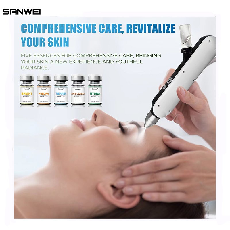 Jet Peel serum Ampoules Facial Whitening Facial Spa Face Skin Care ANTI-AGING oxygen deep cleaner skin water
