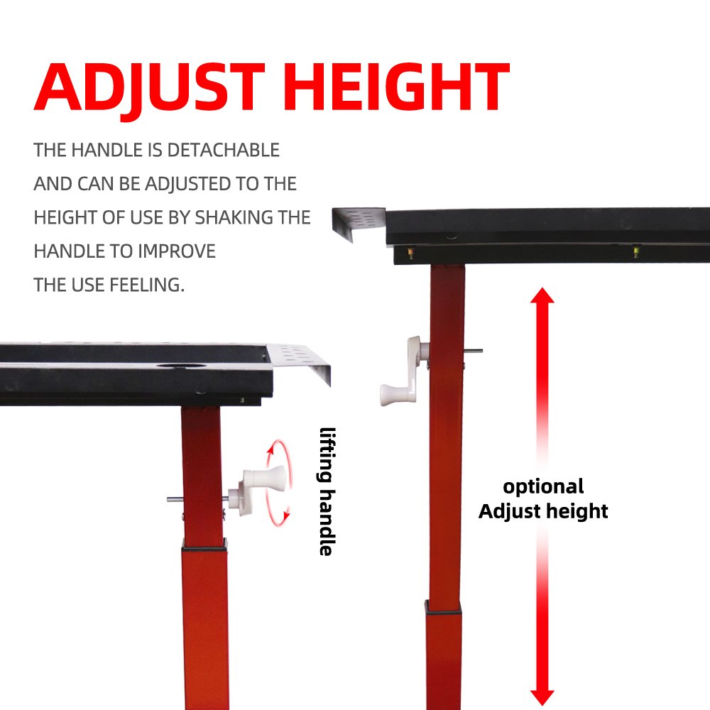 Car Dent Repair Red Tool Cart Is Simple Convenient and Easy to Operate