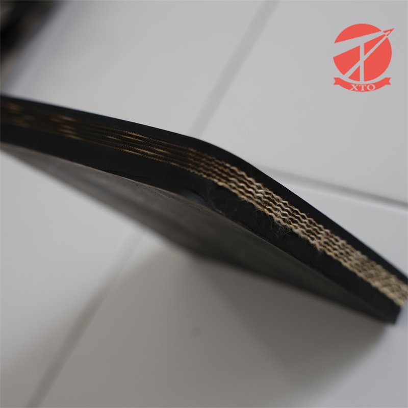High-temperature resistant rubber fabric multi-ply textile wide 1400mm rubber conveyor belt ep 200 conveyer belt