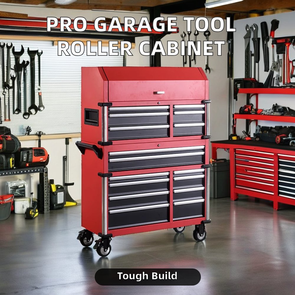 Auto Repair Tool Cabinet With Lengthened Roller Cabinet Storage Trolley For Workshop Use OEM & OBM Supported