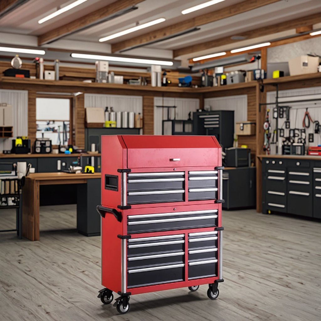 Auto Repair Tool Cabinet With Lengthened Roller Cabinet Storage Trolley For Workshop Use OEM & OBM Supported