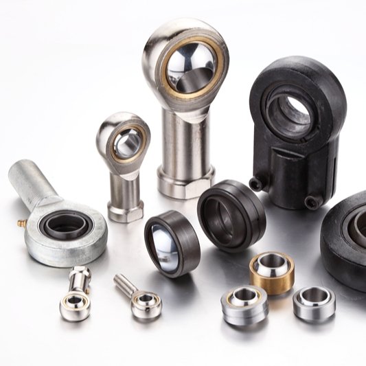 KETE female male NHS NOS series PTFE materials zinc coated joint threaded metric rod end bearing