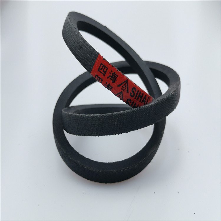 China Customized B Type Wedge Wrapped Three Flat Industrial Rubber Transmission Belts For Machine Belt