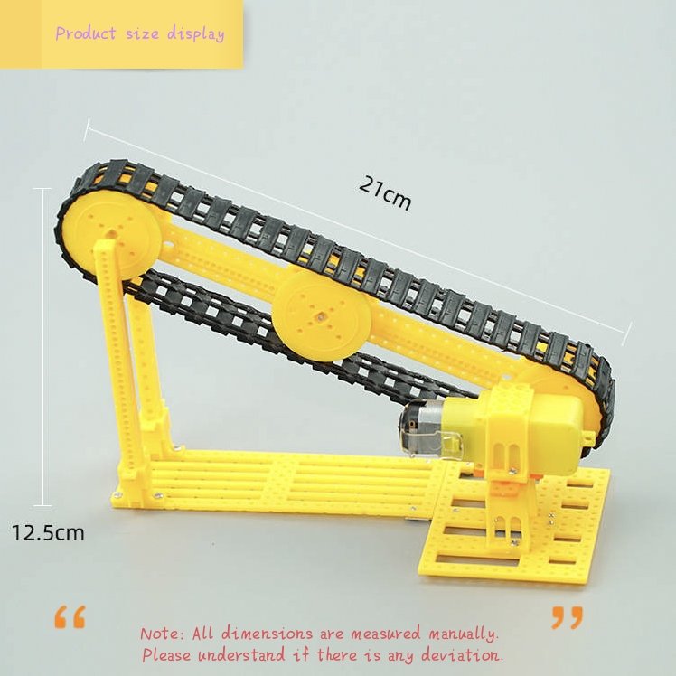 Electric transmission belt conveyor belt automatic elevator making diy student science experiment assembling toys educational