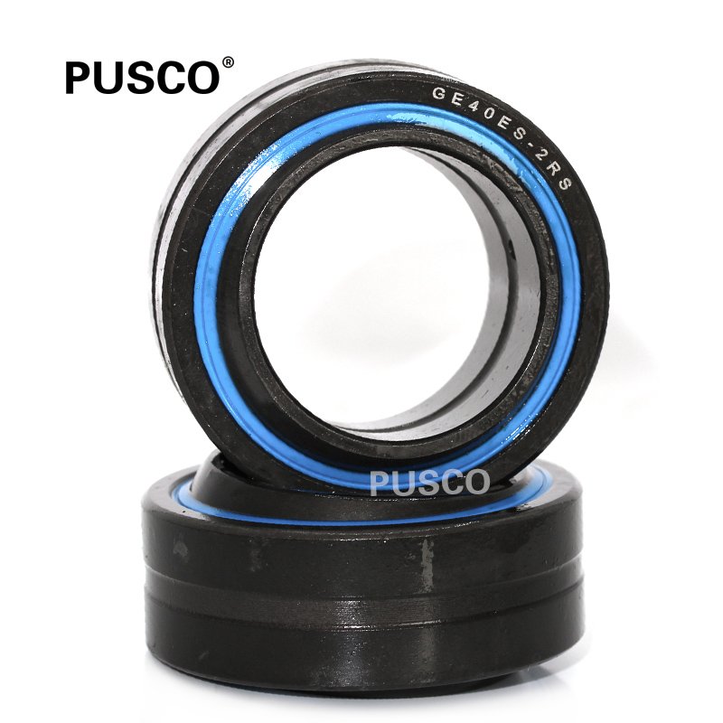 PUSCO GE 40 ES 2RS 40x62x28mm Radial Spherical Plain Ball Bearing GE40ES Ball Joint Rod End Bearings GE40ES-2RS