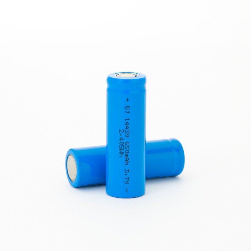 Wholesale 14430 3.7V 650mAh Recycle Cyclic Charging Rechargeable Cylindrical Digital Lithium Li-Ion Batteries Battery Cells