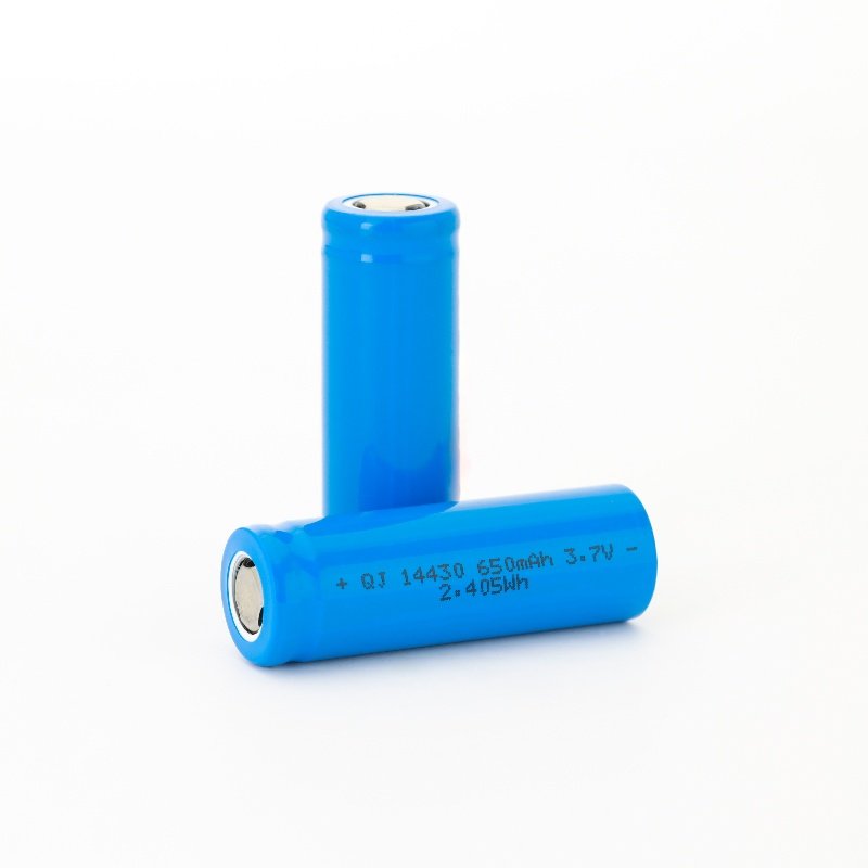 Wholesale 14430 3.7V 650mAh Recycle Cyclic Charging Rechargeable Cylindrical Digital Lithium Li-Ion Batteries Battery Cells