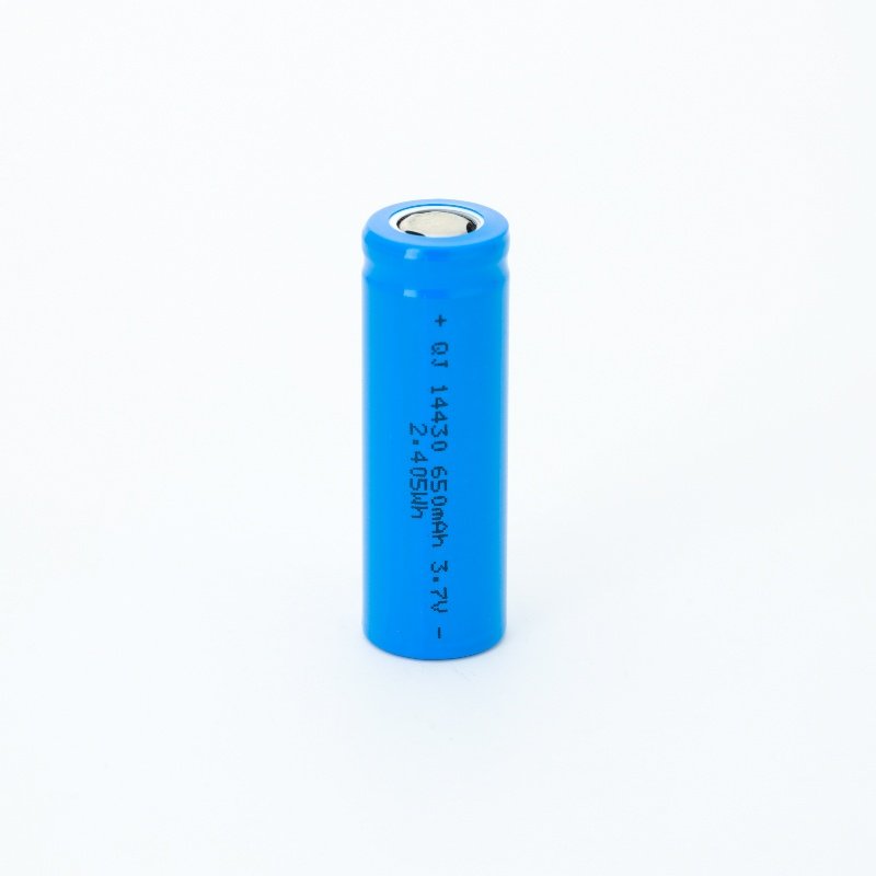Wholesale 14430 3.7V 650mAh Recycle Cyclic Charging Rechargeable Cylindrical Digital Lithium Li-Ion Batteries Battery Cells