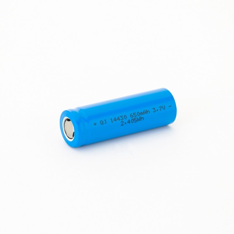 Wholesale 14430 3.7V 650mAh Recycle Cyclic Charging Rechargeable Cylindrical Digital Lithium Li-Ion Batteries Battery Cells