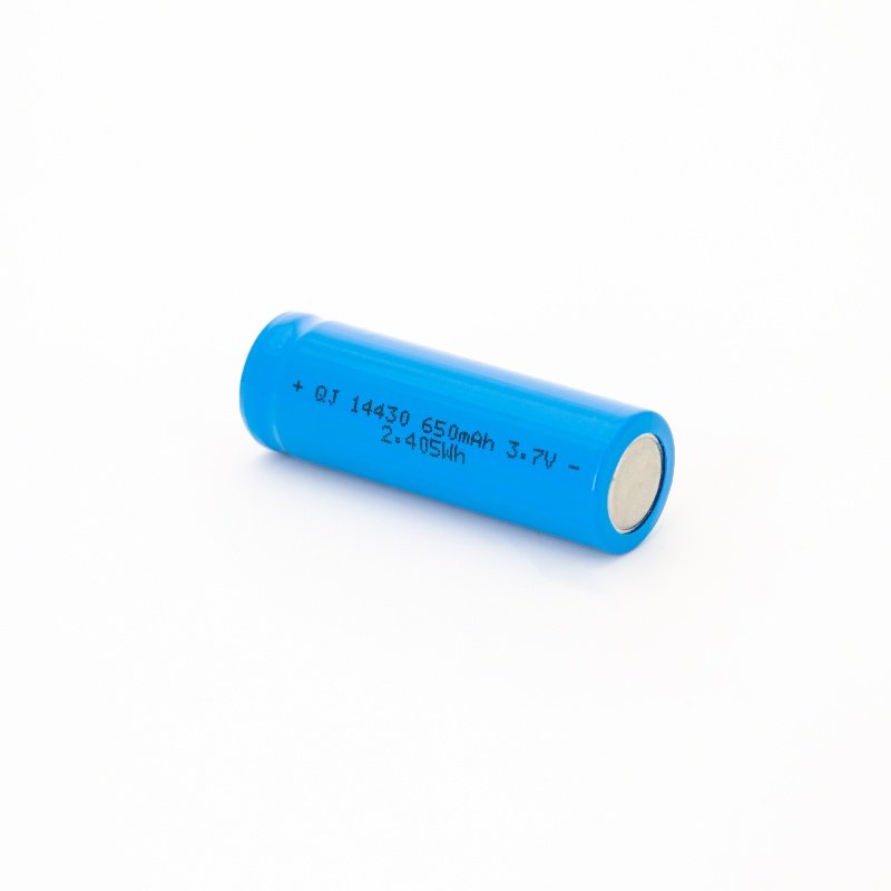 Wholesale 14430 3.7V 650mAh Recycle Cyclic Charging Rechargeable Cylindrical Digital Lithium Li-Ion Batteries Battery Cells