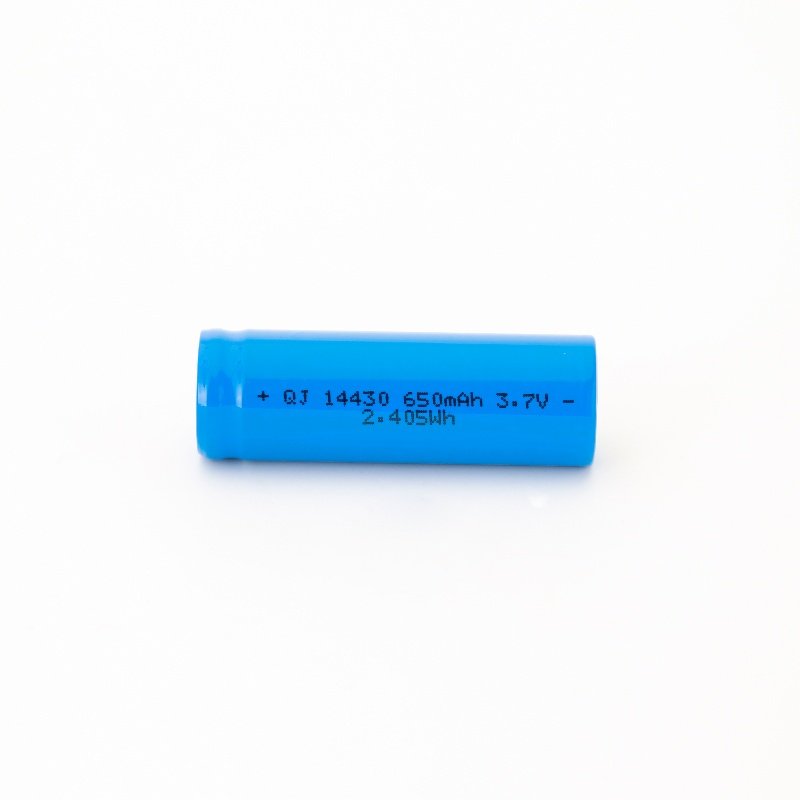 Wholesale 14430 3.7V 650mAh Recycle Cyclic Charging Rechargeable Cylindrical Digital Lithium Li-Ion Batteries Battery Cells