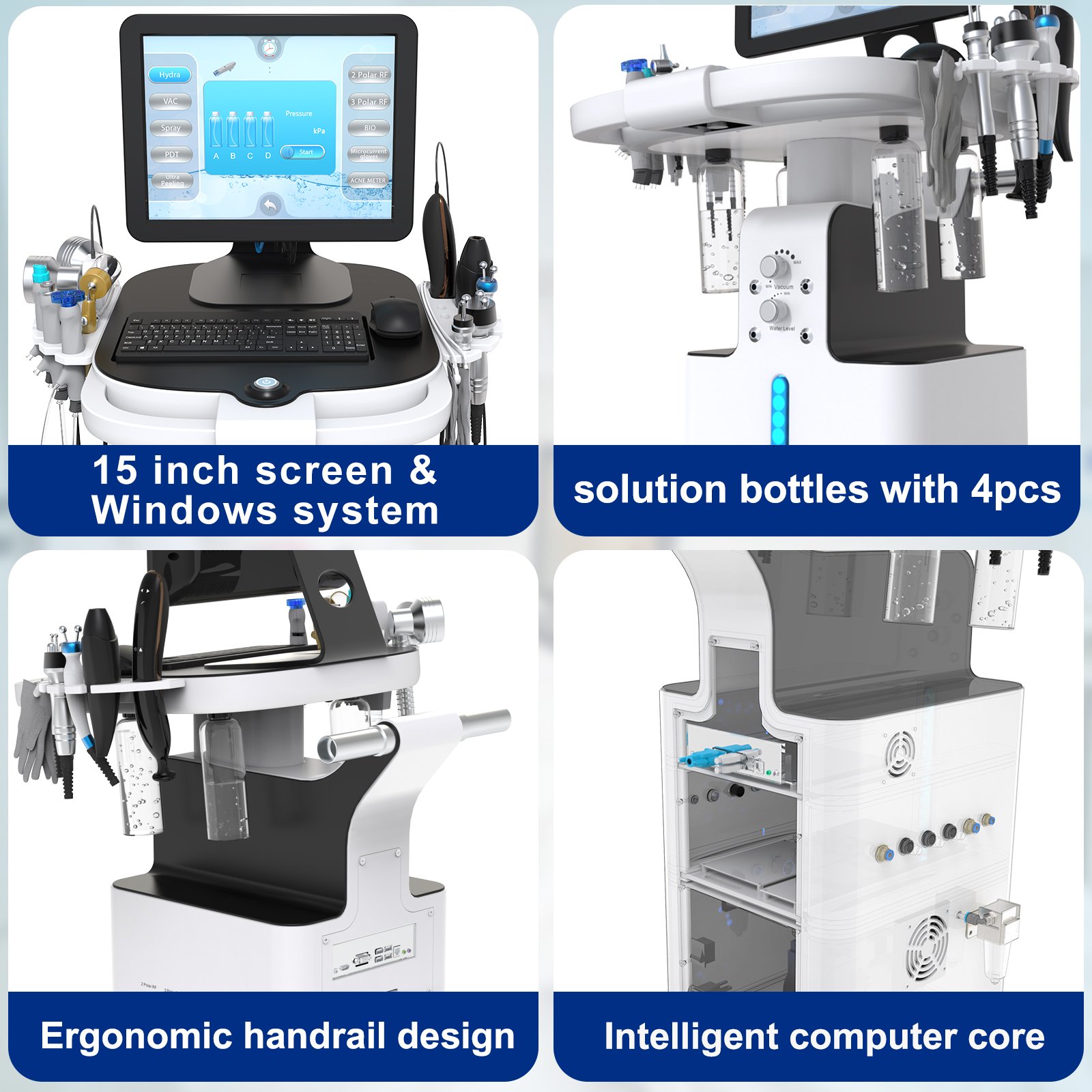 2024 Professional Silkpeel SPA Hydra Oxygen Hydrofacials Diamond Dermabrasion Hydralift Hydras Facials Machine