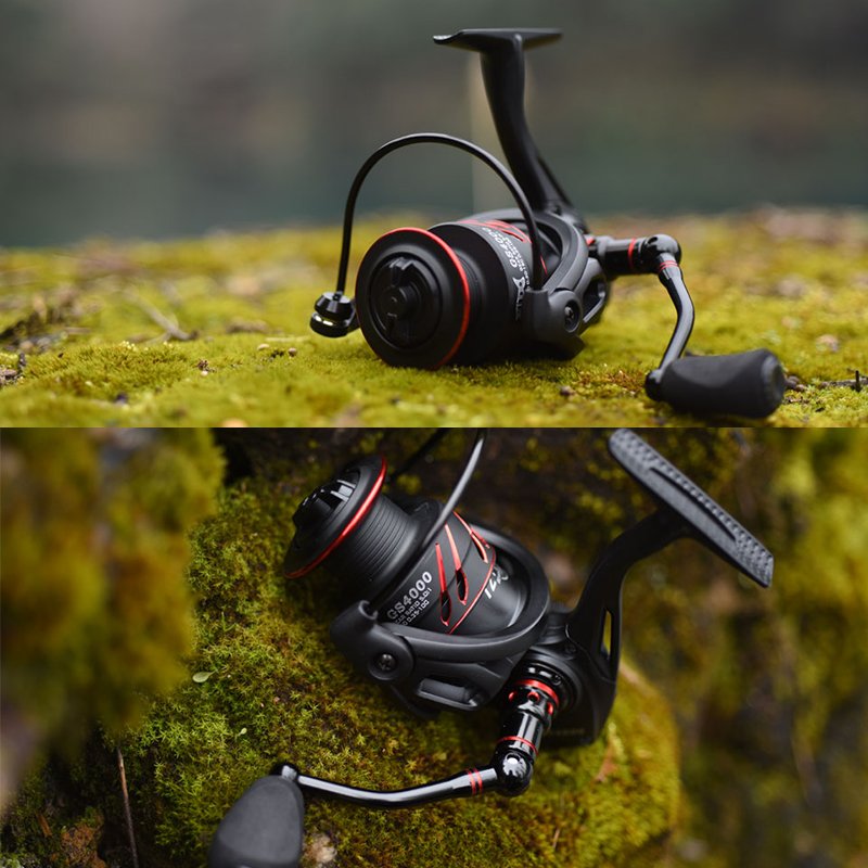 LINNHUE Fishing reel GS2000-7000 Full Metal Spool Spinning Reel 5.0:1 Max Drag 10Kg Power Smooth Sea Carp reel fishing