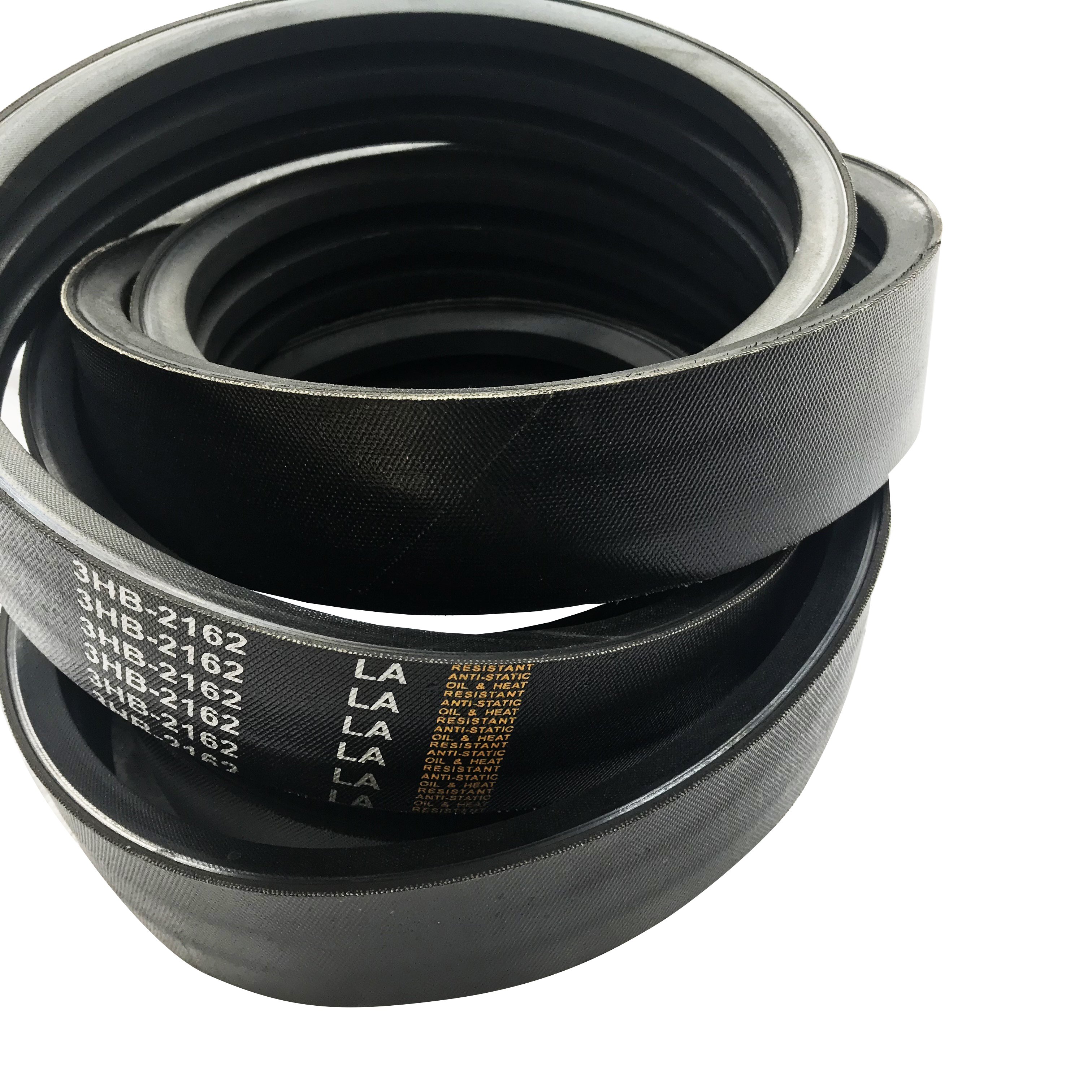 Agricultural Machinery Belts Transmission Rubber Fan Wrapped Industrial Black Rubber Triangle V-Belt