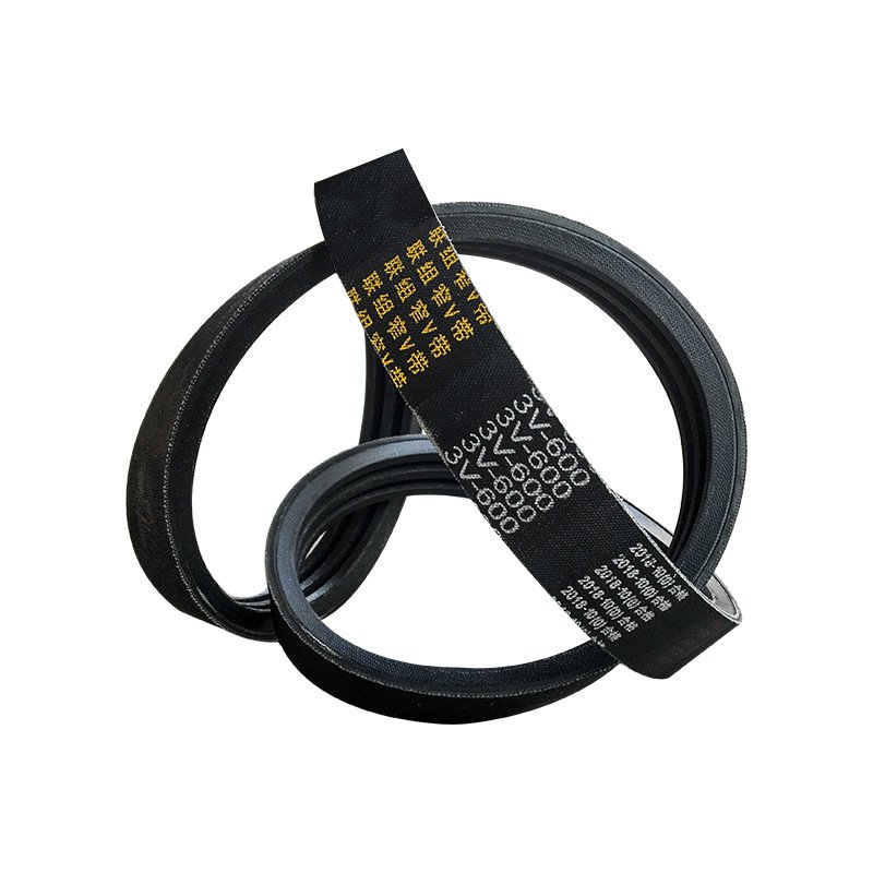 Agricultural Machinery Belts Transmission Rubber Fan Wrapped Industrial Black Rubber Triangle V-Belt