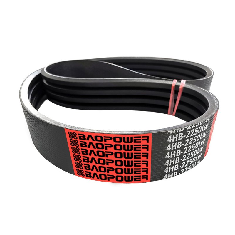Agricultural Machinery Belts Transmission Rubber Fan Wrapped Industrial Black Rubber Triangle V-Belt