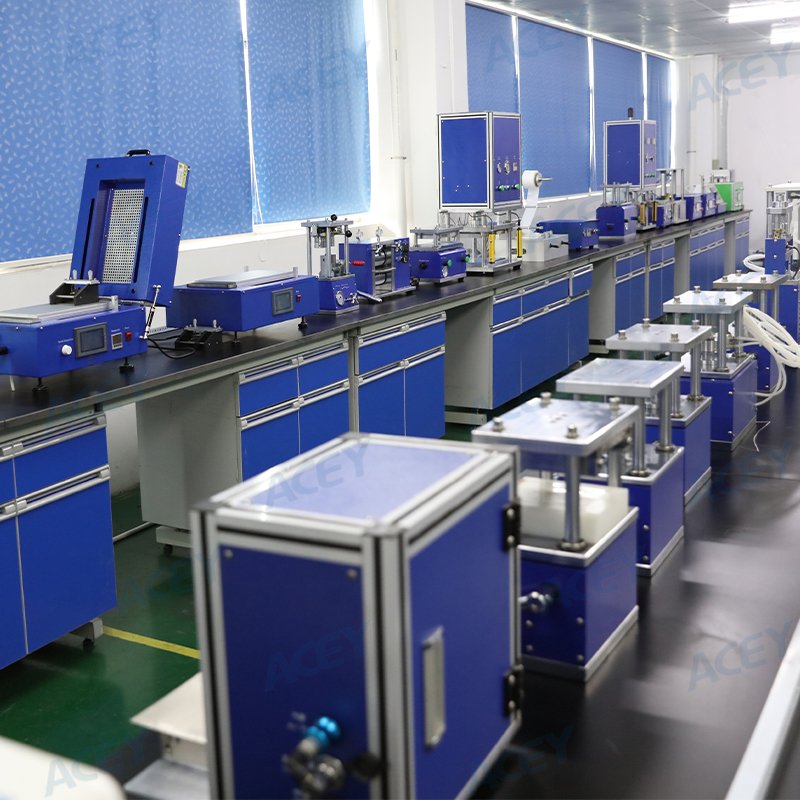 Laboratory Lithium Ion Pouch Cell Assembly Equipment LifePo4 Polymer Battery Production Line