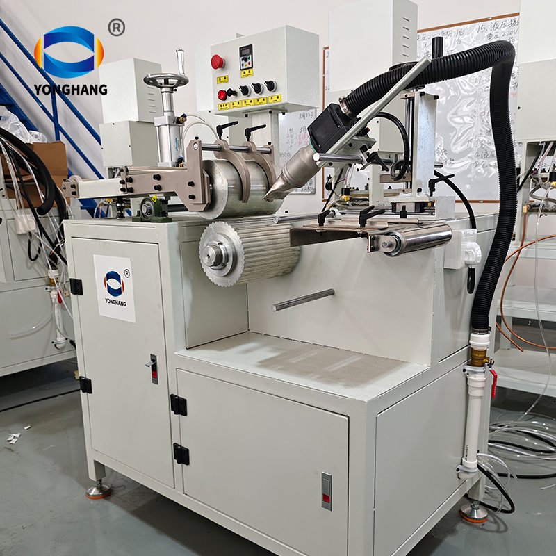 Manufacturers timing belt coating machine with PU timing belt affix pu rubber felt sponge Super Grip coated