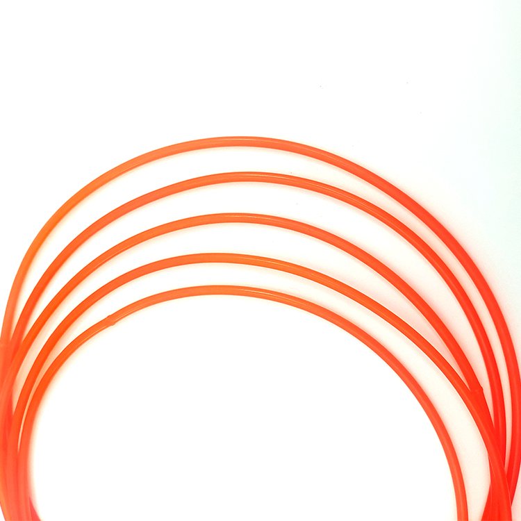 Customized color PU round belt factory direct endless for food machine rough surface