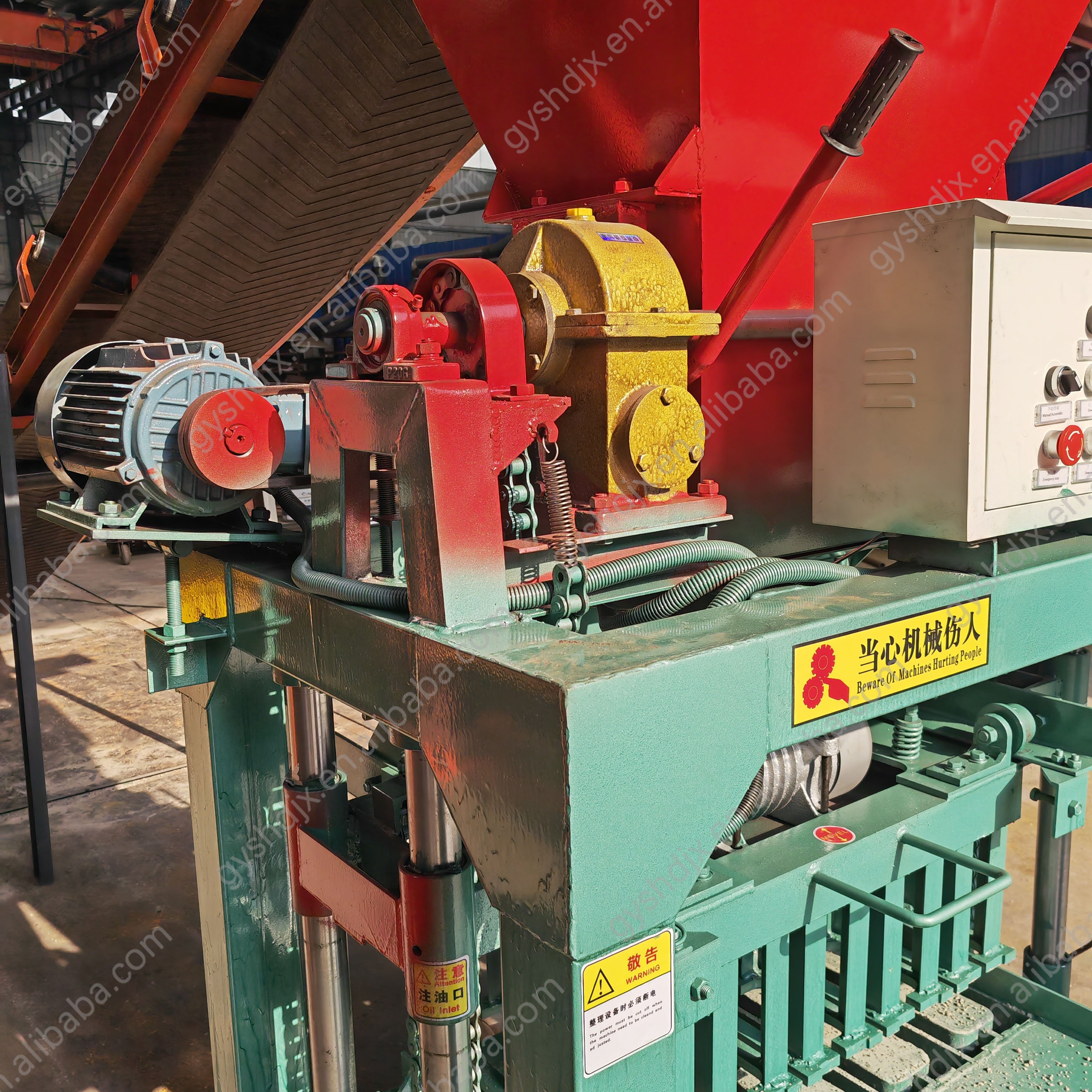 Industrial Block Making Machine Single Phase Semi-automatic Hollow Concrete Cement Brick Making Machine