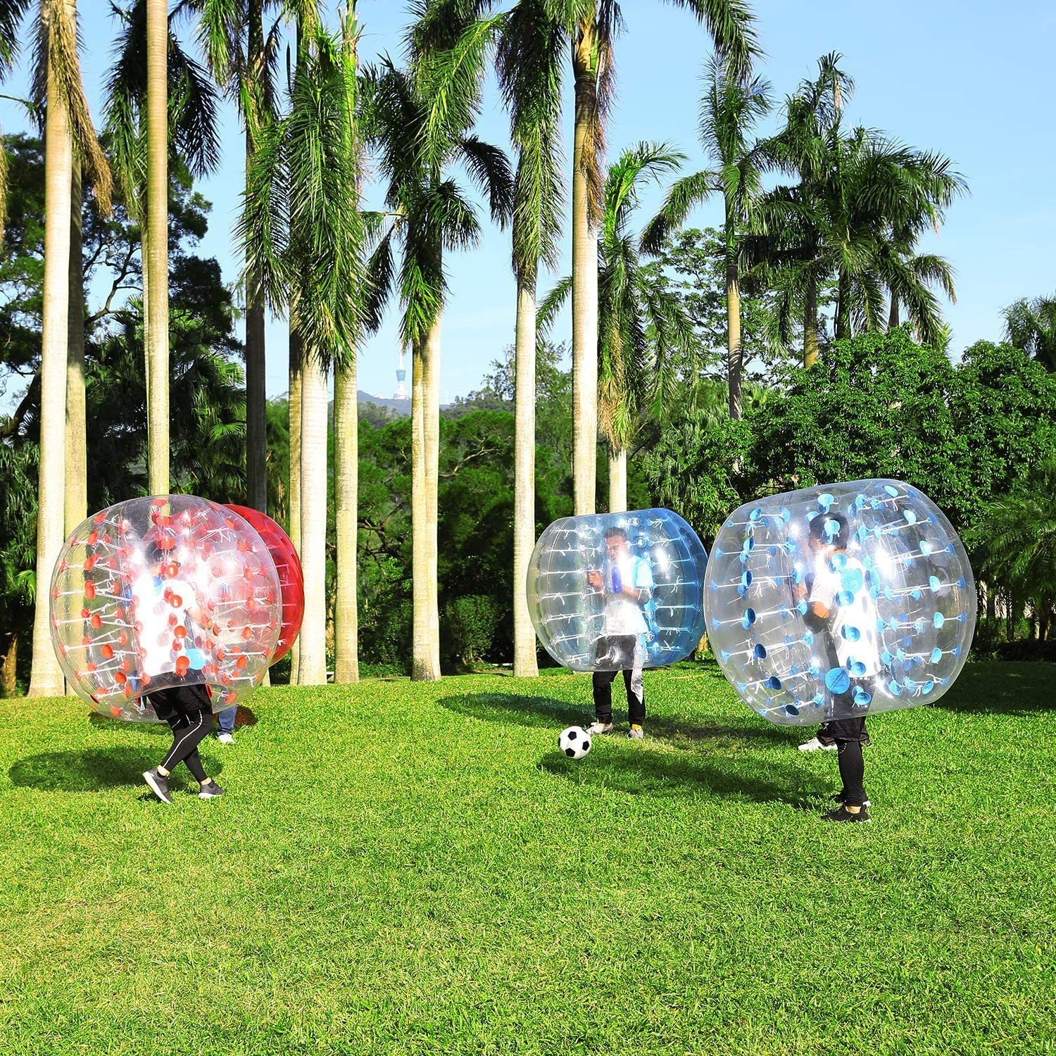 Colorful Factory Price Human Inflatable Bumper Bubble Ball Inflatable Body Soccer Ball
