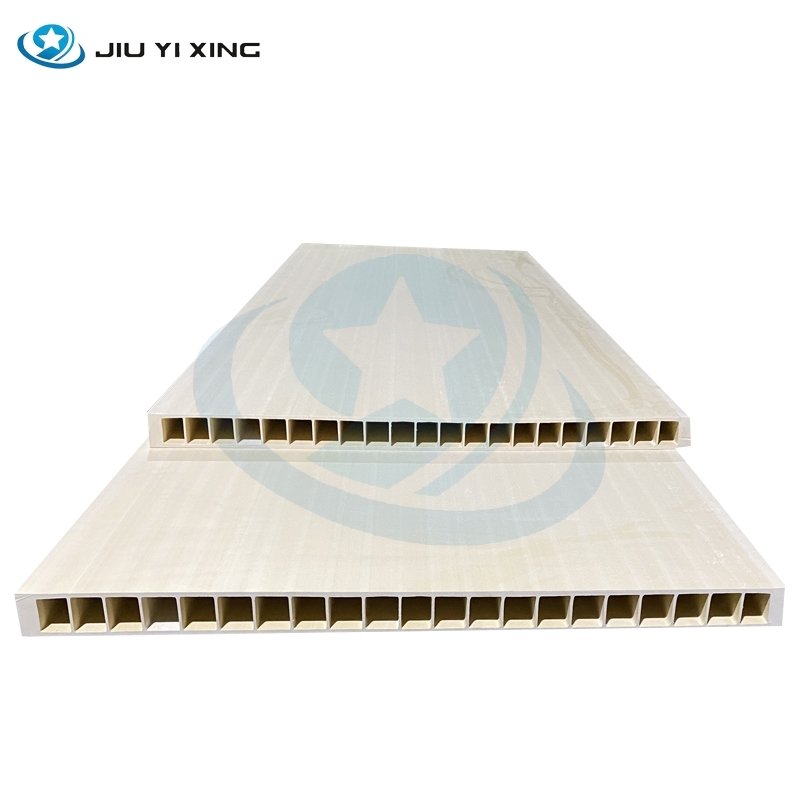Jiuyixing 35/40/45mm PVC Door Manufacturing Machine WPC Door Board Panel Production Extrusion Line