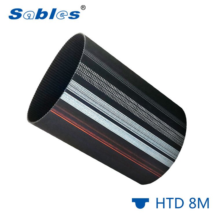 Sables HTD 8M 512 black rubber circle-arc tooth Industrial Timing Belt Manufacturer