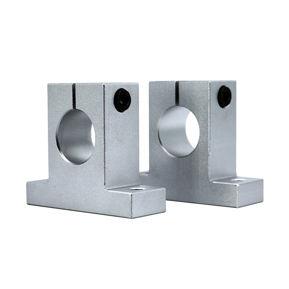 Cylinder Linear Aluminium Alloy 16MM SK SK16 Linear Shaft Support For Cylinder Linear Rail