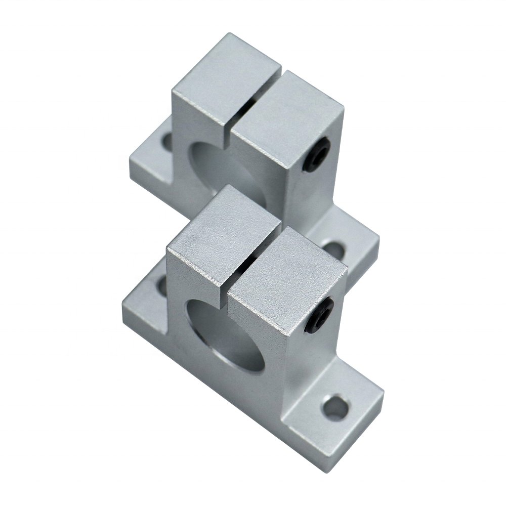 Cylinder Linear Aluminium Alloy 16MM SK SK16 Linear Shaft Support For Cylinder Linear Rail