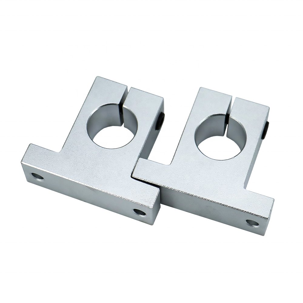 Cylinder Linear Aluminium Alloy 16MM SK SK16 Linear Shaft Support For Cylinder Linear Rail