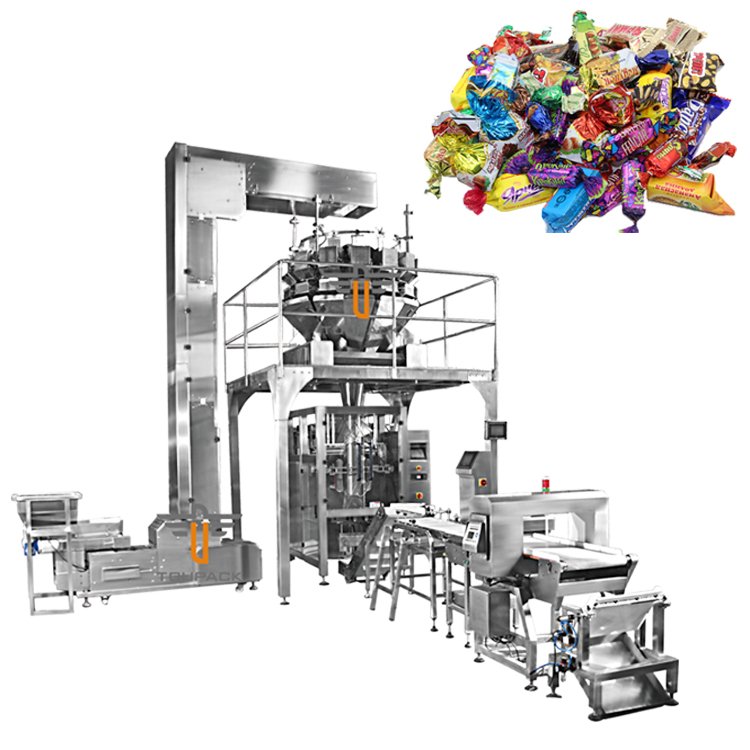 Automatic High Speed Zipper Bag Premade Doypack Gummy Bear Candy Counting Filling Packing Packaging Machine