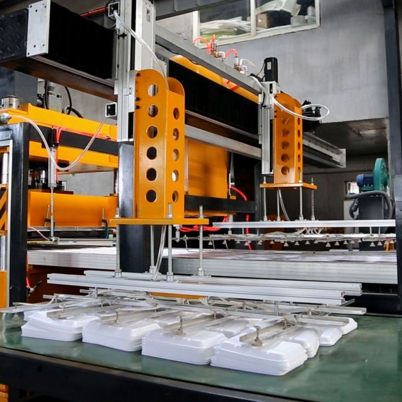 Disposable Ps Foam Box Polystyrene Styrofoam Food Container Foam Dishes Making Machine