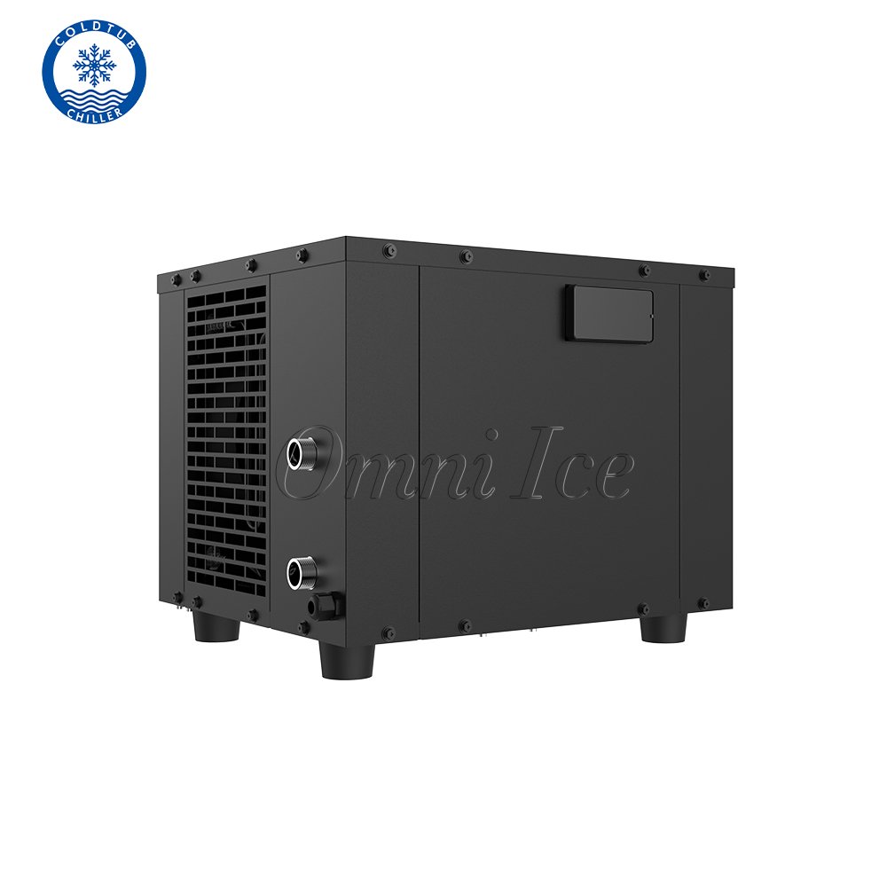 Omni New 0.8hp Wholesale Water Chiller for Bath Home Ice Bath Machine with Pump Filter for Bath & Outdoor Cold Plunge Pools 220v