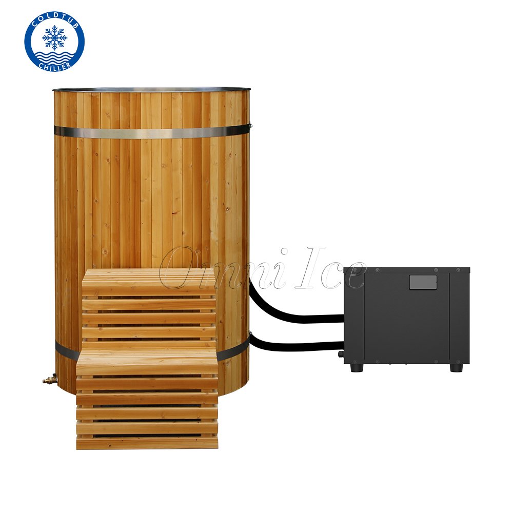 Omni New 0.8hp Wholesale Water Chiller for Bath Home Ice Bath Machine with Pump Filter for Bath & Outdoor Cold Plunge Pools 220v
