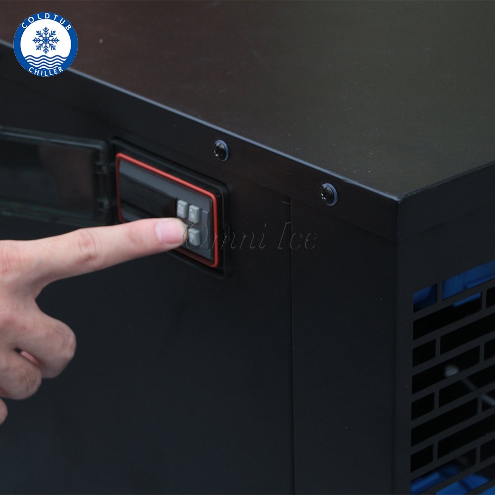 Omni New 0.8hp Wholesale Water Chiller for Bath Home Ice Bath Machine with Pump Filter for Bath & Outdoor Cold Plunge Pools 220v