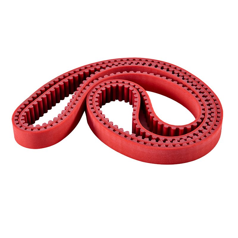 Gate Belts Special Processing Pu Industrial Transmission HTD Timing Belt HTD14M Htd5m Pu Timing Belt With Red Rubber/APL Coating