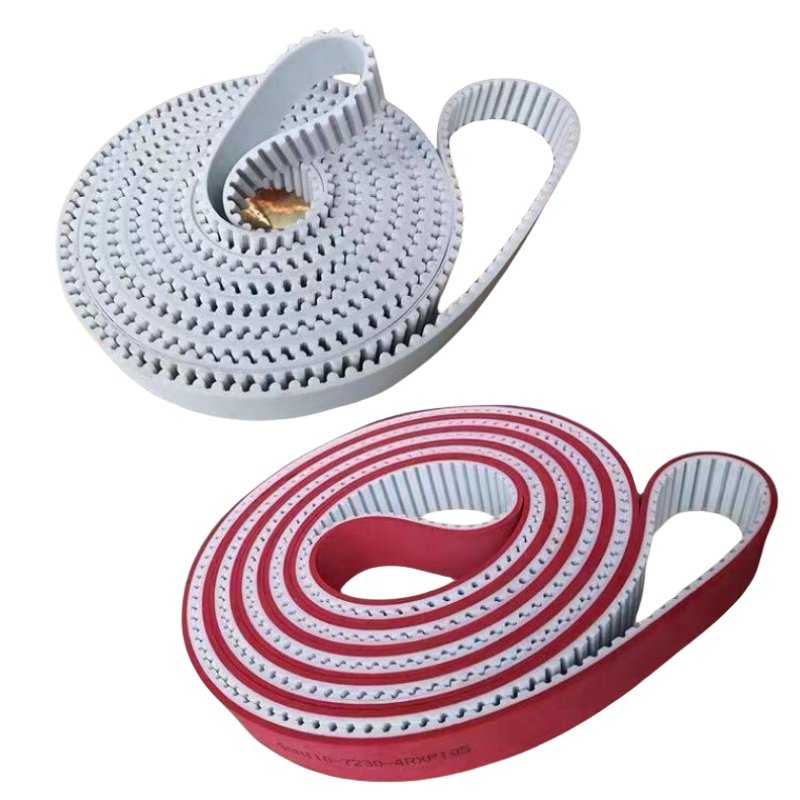 Gate Belts Special Processing Pu Industrial Transmission HTD Timing Belt HTD14M Htd5m Pu Timing Belt With Red Rubber/APL Coating