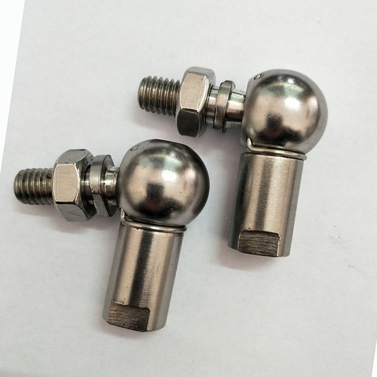 CS8 CS10 CS13 CS16 M5 M6 M8 M10 M12 M14 M16 Stainless Steel ball joints with gaiter Curved rod right angle ball joint bearing