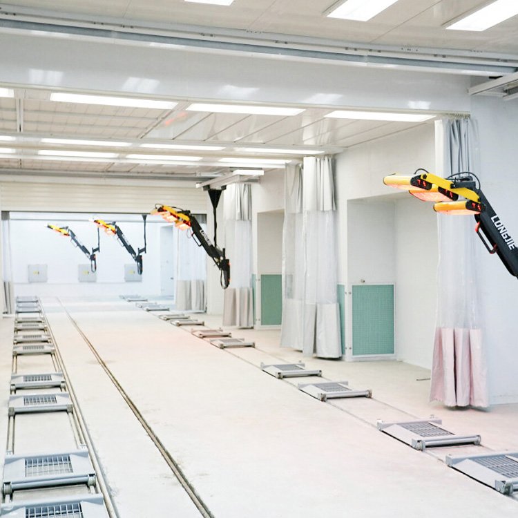 Easy to Install Painting Lines Car Painting Prepare Room Pray Coating Machines