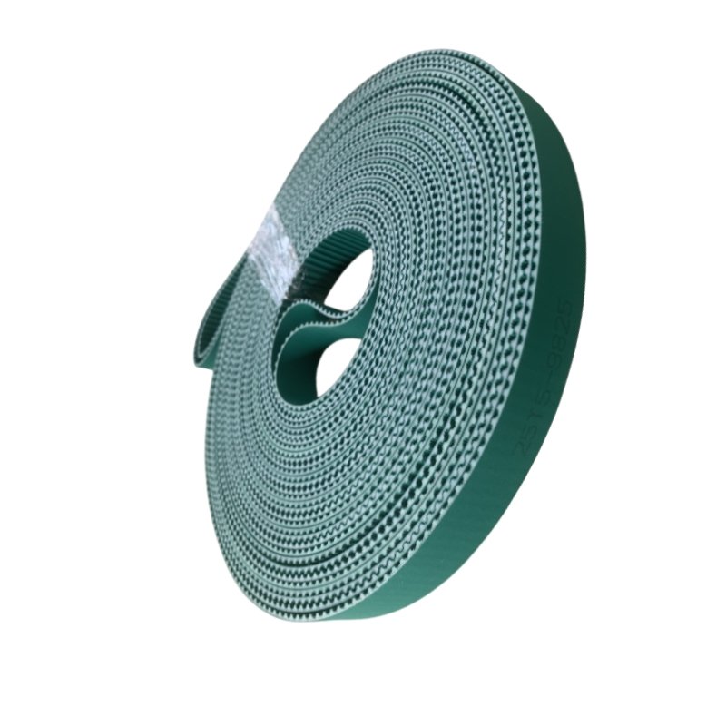 Green Fabric Teeth PAZ PAR T5 PU Timing Belt with Steel Cord