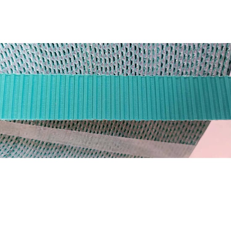Green Fabric Teeth PAZ PAR T5 PU Timing Belt with Steel Cord