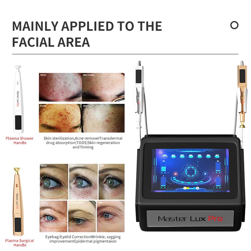 OEM ODM Ozone Plasma 2 in 1 Face Lifting Improve Fine Lines Anti-Aging Scar Tissue Removal Device Cosmetology Equipment