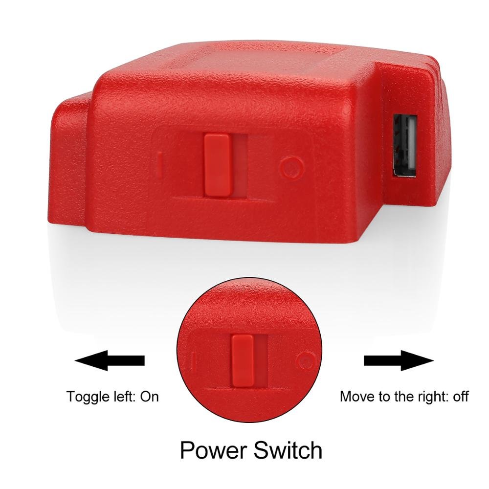 USB Output Adapter Battery Charger Adapter Converter Portable Accessories for Milwaukee N 18 USB Ports From Dongguan