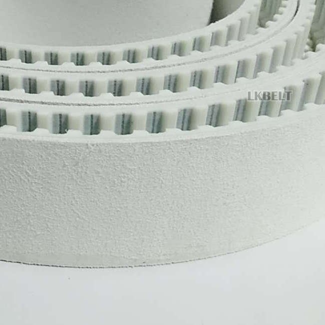 PU Timing Belt Customize ATK10-K6 ATG10- K6 Coating with Felt Truly endless steel cord