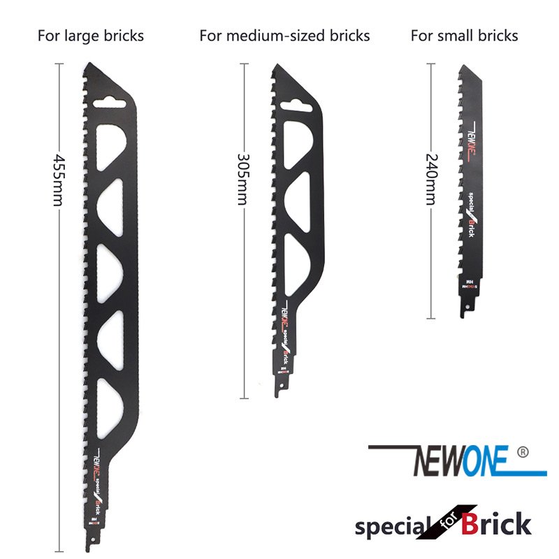 NEWONE 18-Inch Reciprocating Saw Blade for Brick and Stone, Hand Saber Saw Blade Electric Power Tools Accessories