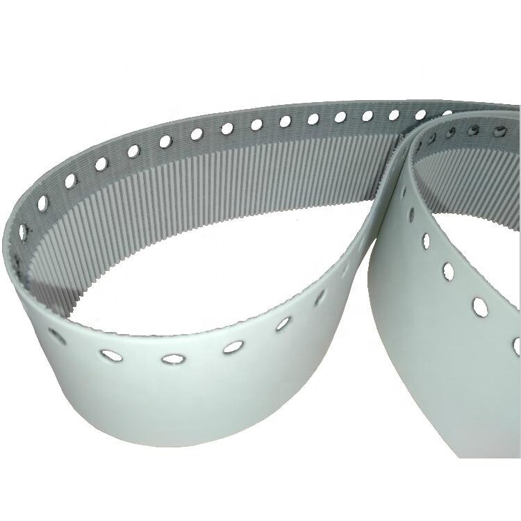PU timing belt/endless timing belt/ open end timing belt HTD3M punching + gear grinding