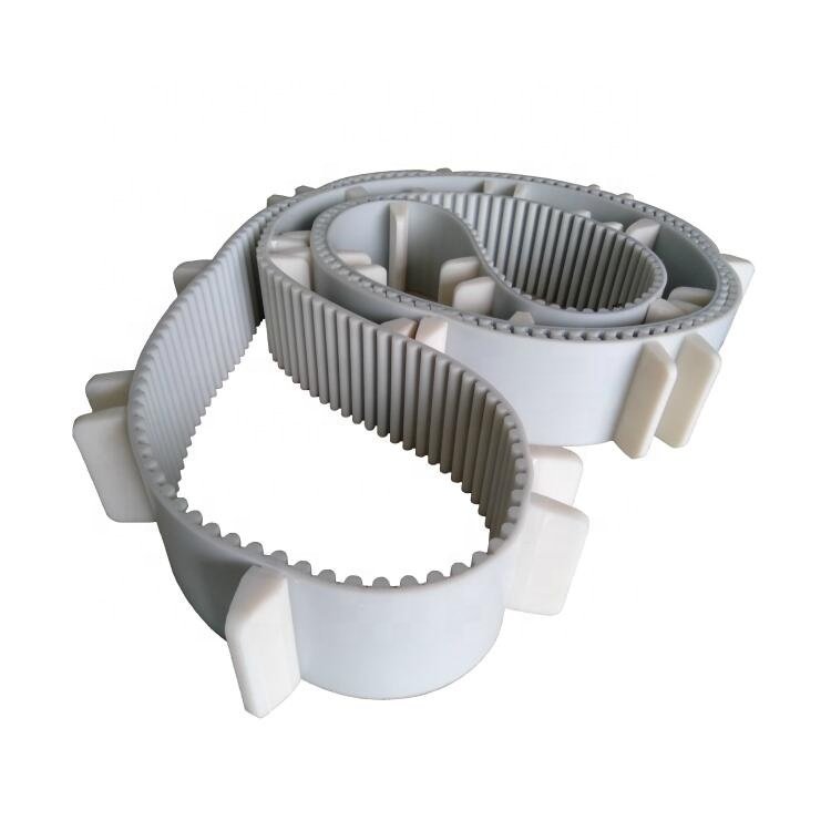 PU timing belt/endless timing belt/ open end timing belt HTD3M punching + gear grinding