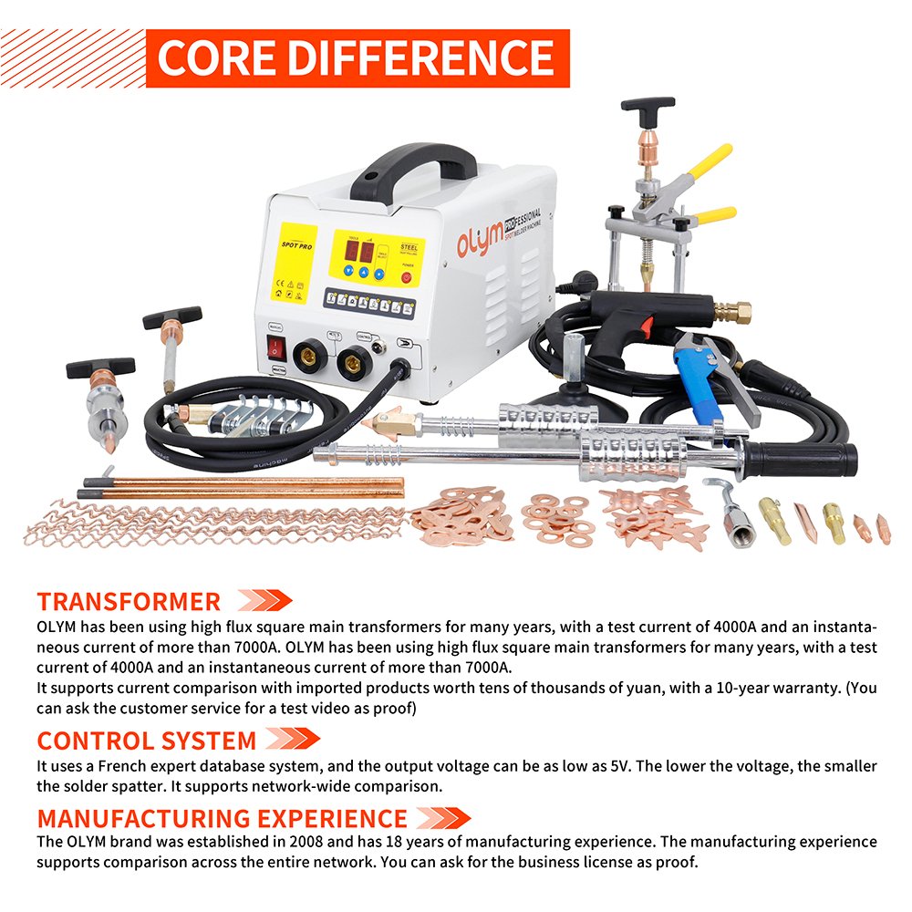 OLYM Latest Dent Puller Machine Car Body Repair Spotter Machine with CE Certificated