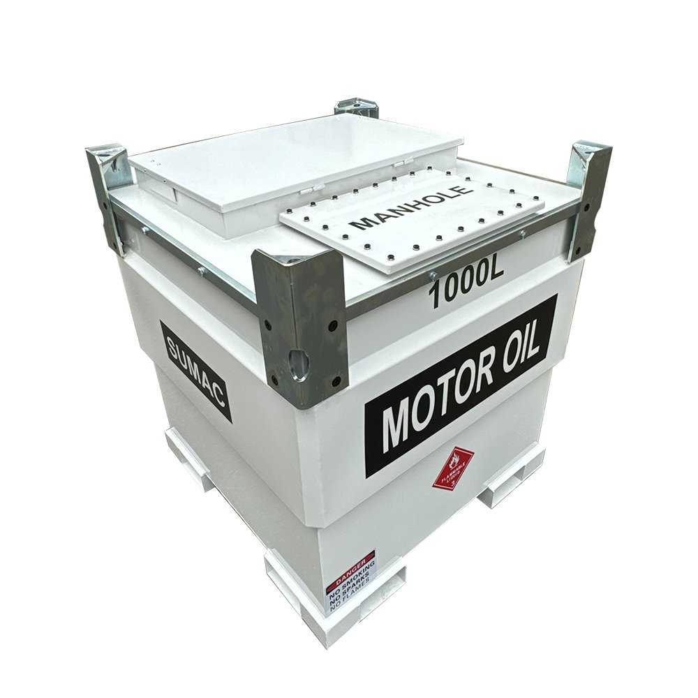 Self-Bunded 1000L-10000L Mobile Fuel Storage Tank Double Wall Container Gasoline Diesel Oil Portable Chemical Storage Equipment