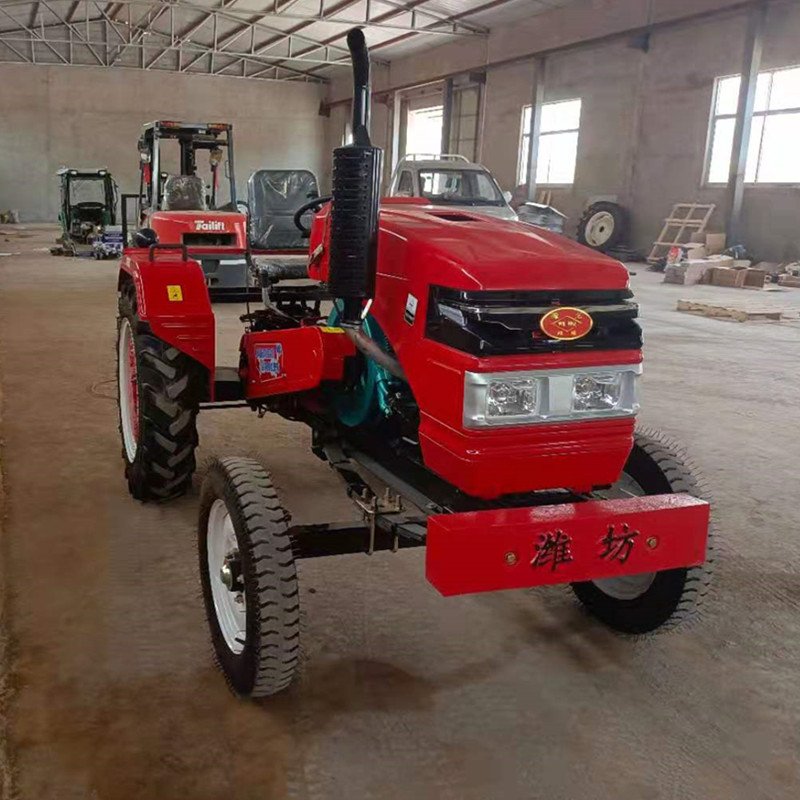 15hp mini four wheel farm tractor with belt transmission agricultural mini tiller 20hp with multi-function for sale